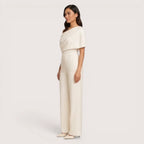 Aveline |Tailored One-Shoulder Wide-Leg Jumpsuit