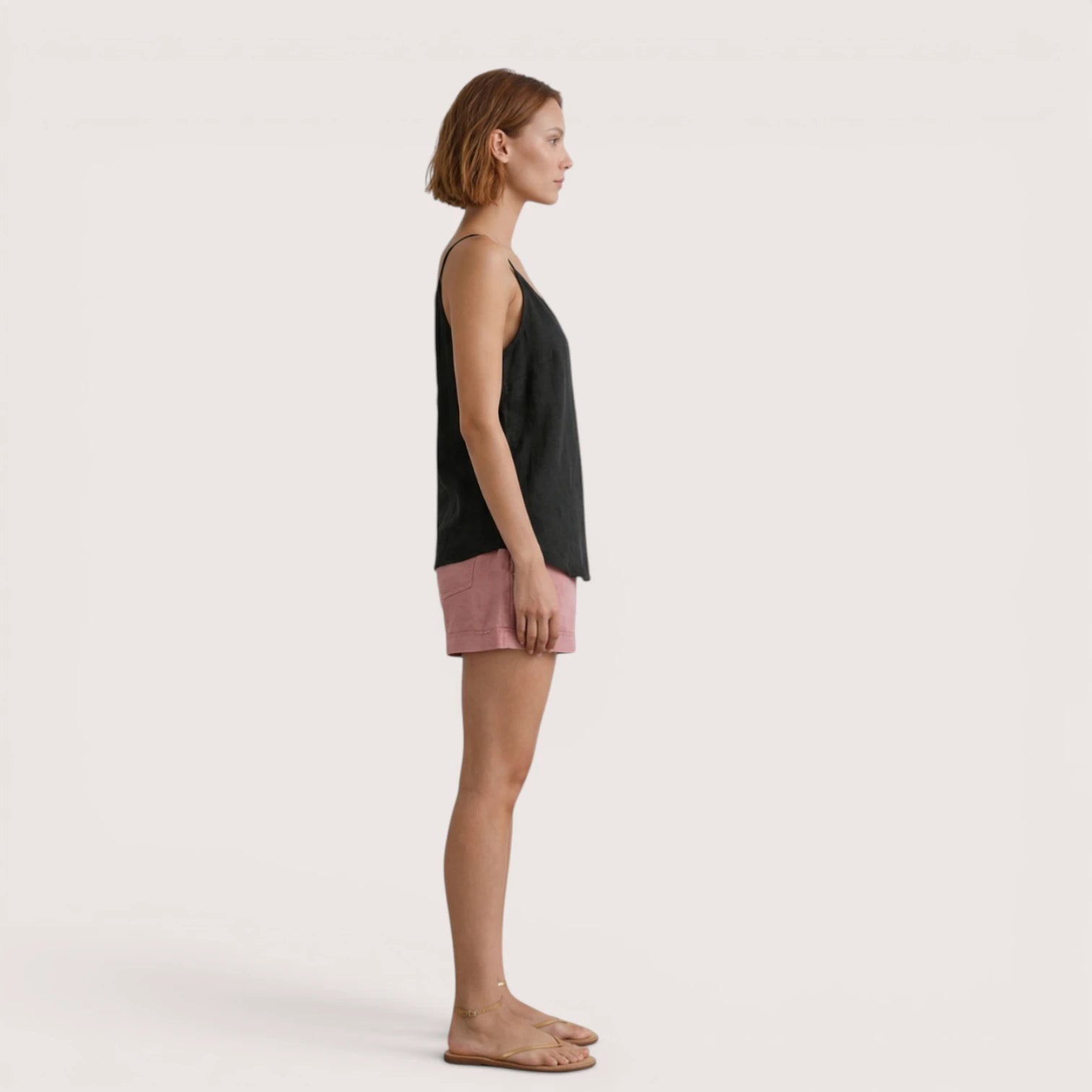 Seraphina | Women’s Spaghetti Strap Linen Top