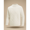 Archibald | Men's Cable Knit Mock Neck Pullover Sweater