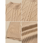 Archibald | Men's Cable Knit Mock Neck Pullover Sweater