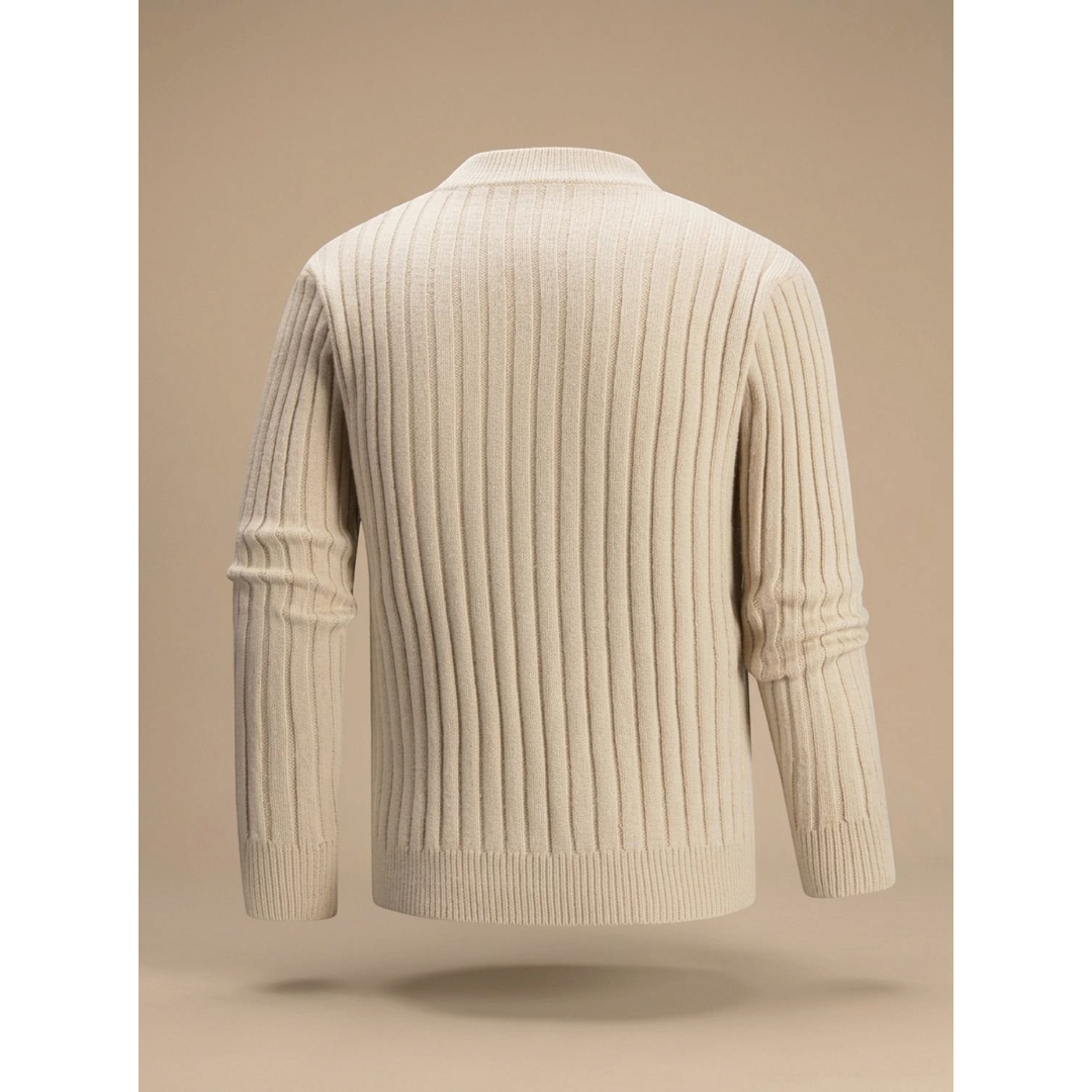 Archibald | Men's Cable Knit Mock Neck Pullover Sweater