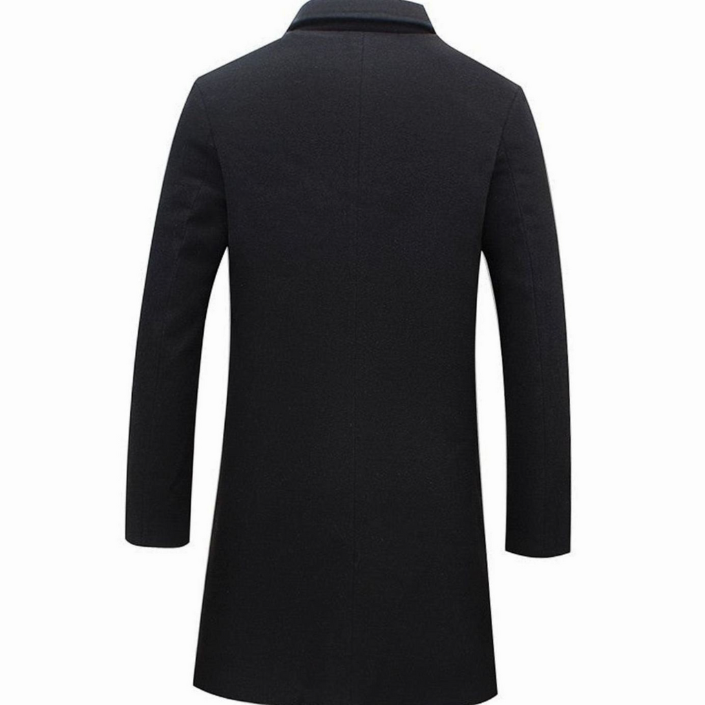 Arthur | Men's Wool-Blend Single-Breasted Tailored Trench Coat