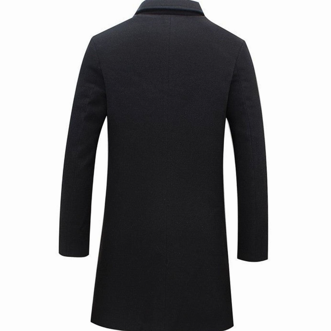 Arthur | Men's Wool-Blend Single-Breasted Tailored Trench Coat