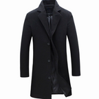 Arthur | Men's Wool-Blend Single-Breasted Tailored Trench Coat