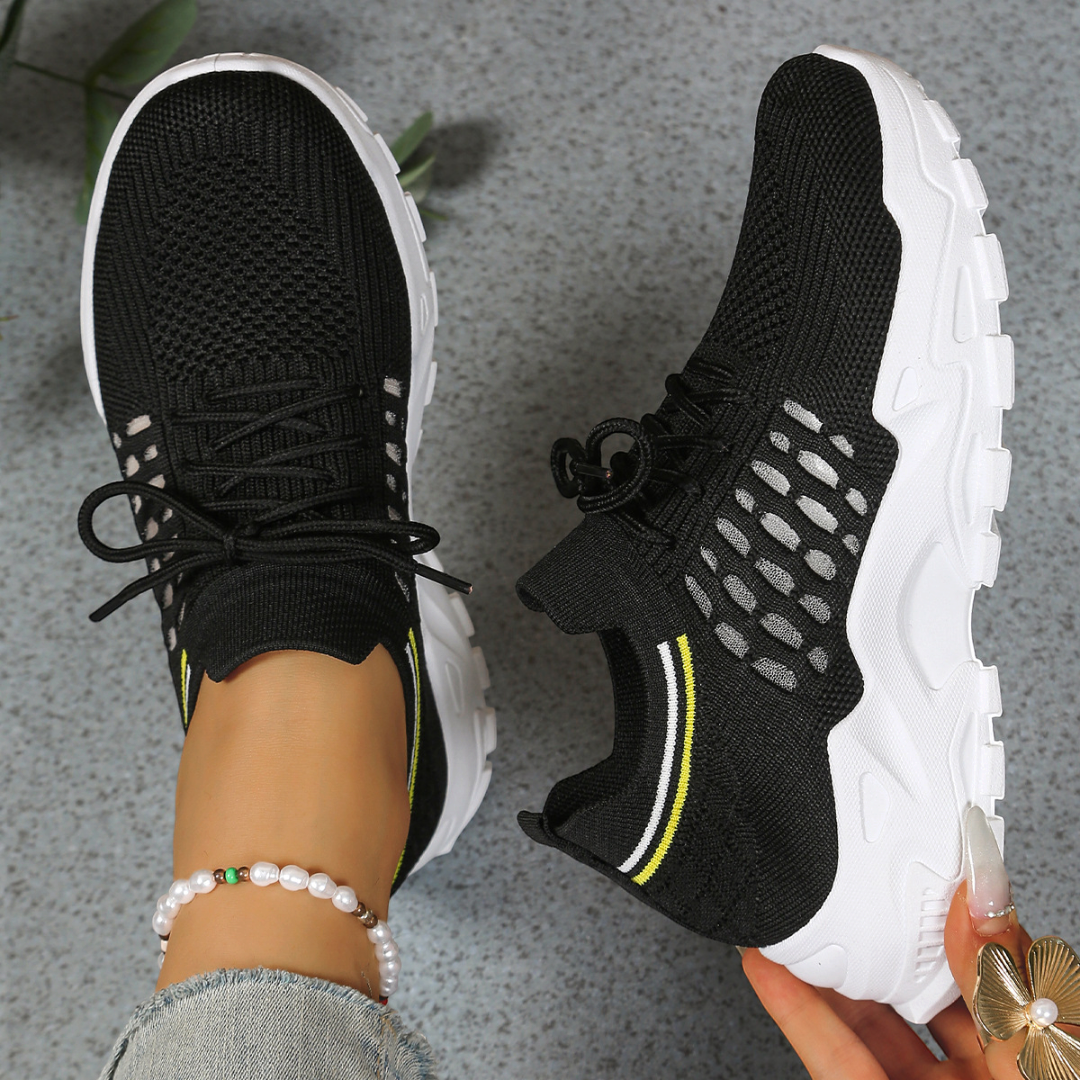 Aveline | Women’s Wide Toe Box Cushioned Walking Sneakers