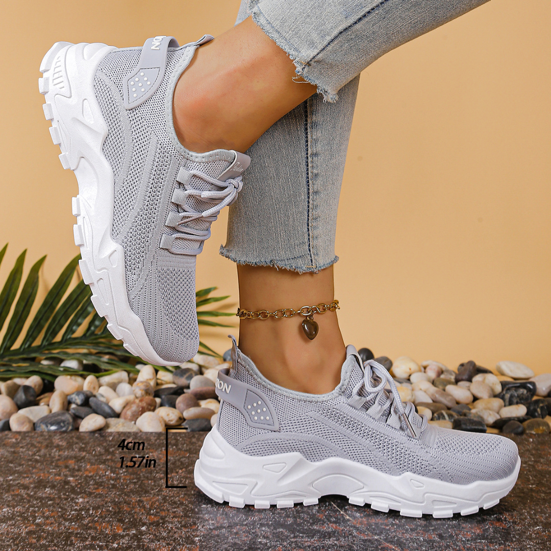 Aveline | Women’s Wide Toe Box Cushioned Walking Sneakers