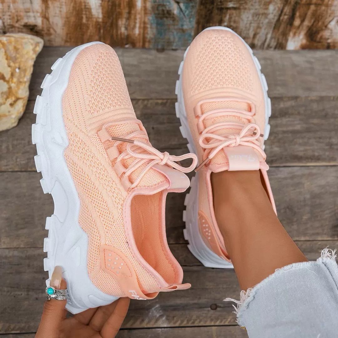 Aveline | Women’s Wide Toe Box Cushioned Walking Sneakers