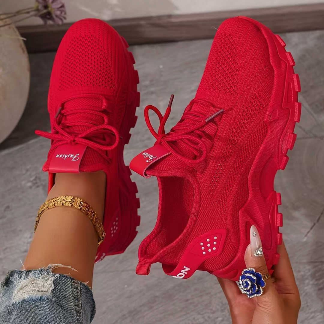 Aveline | Women’s Wide Toe Box Cushioned Walking Sneakers