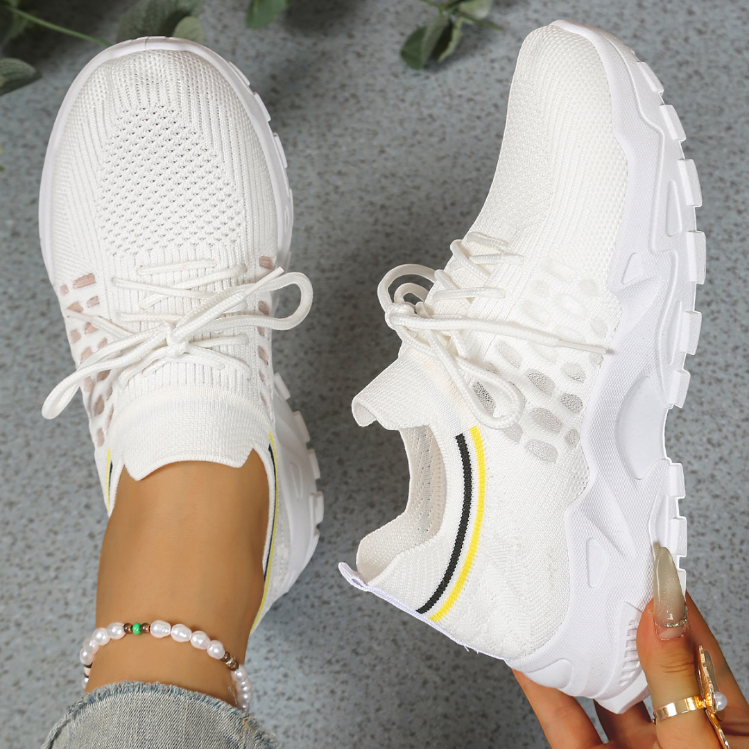 Aveline | Women’s Wide Toe Box Cushioned Walking Sneakers
