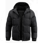 Cameron | Men's Quilted Hooded Full-Zip Puffer Jacket