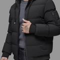 Cameron | Men's Quilted Hooded Full-Zip Puffer Jacket