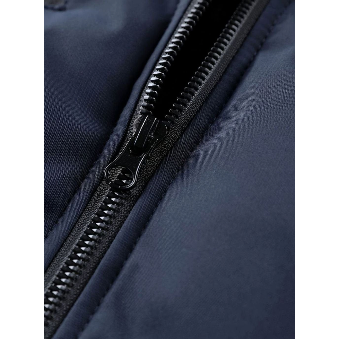 Cameron | Men's Quilted Hooded Full-Zip Puffer Jacket