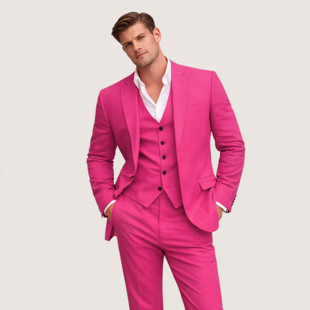 Lorenzo | Men’s Three-Piece Suit Set with Blazer and Waistcoat