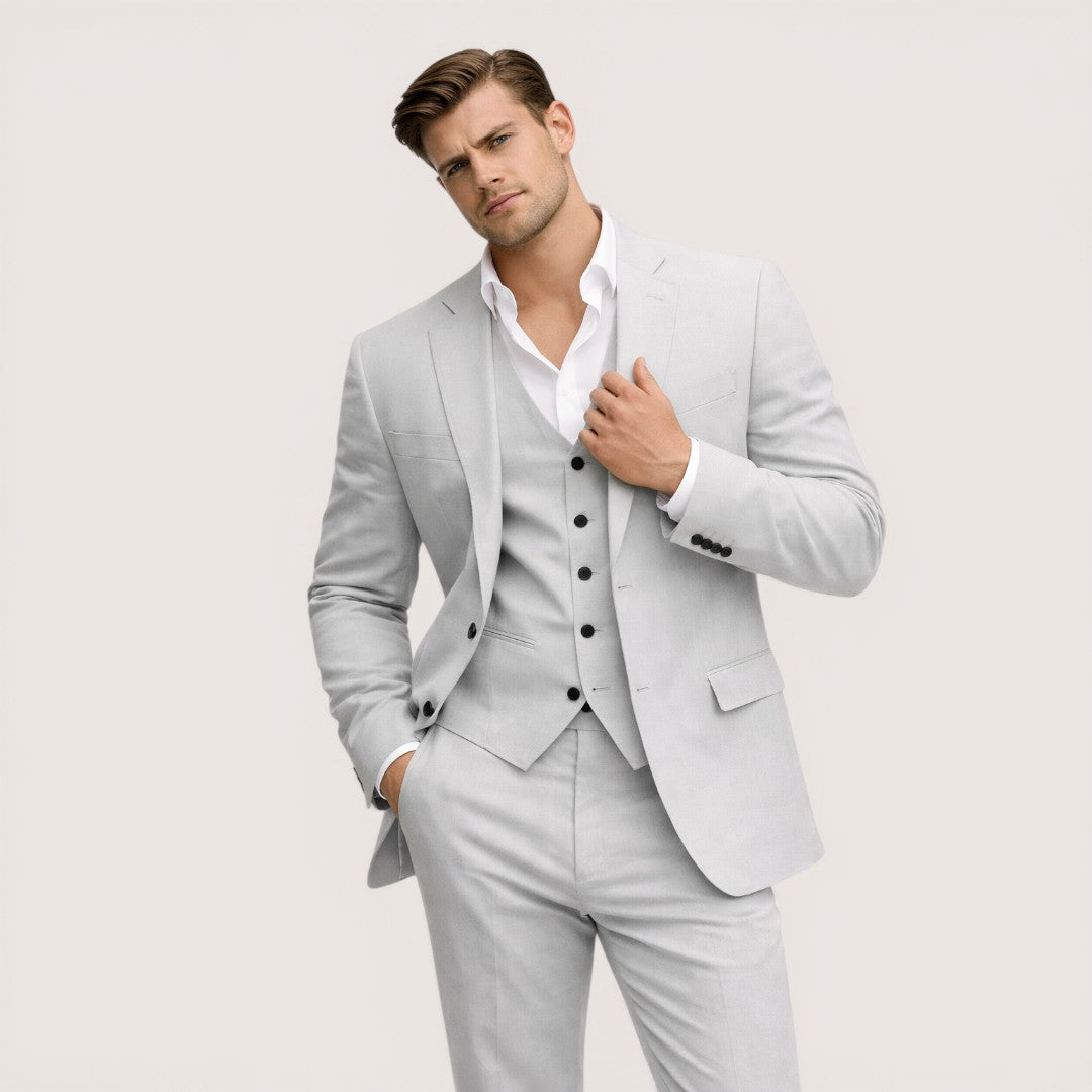 Lorenzo | Men’s Three-Piece Suit Set with Blazer and Waistcoat