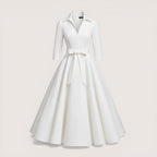Aurelia | Women’s Structured Midi Dress with Full Skirt