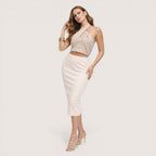 Naya | Women’s Crisscross Halter Crop Top