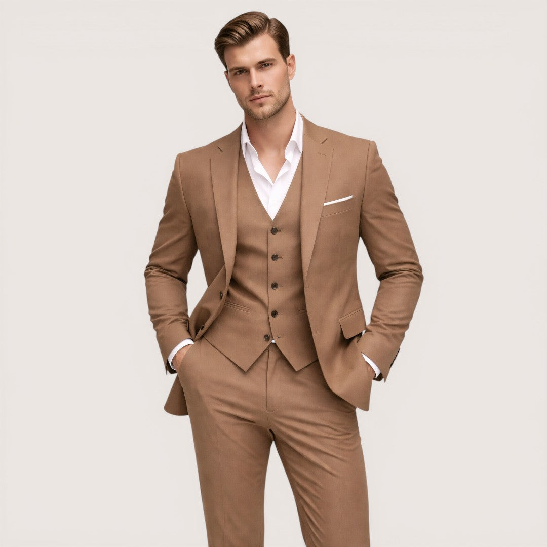 Lorenzo | Men’s Three-Piece Suit Set with Blazer and Waistcoat