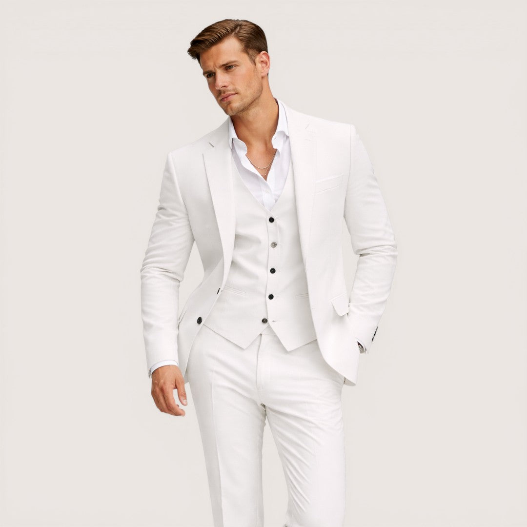 Lorenzo | Men’s Three-Piece Suit Set with Blazer and Waistcoat