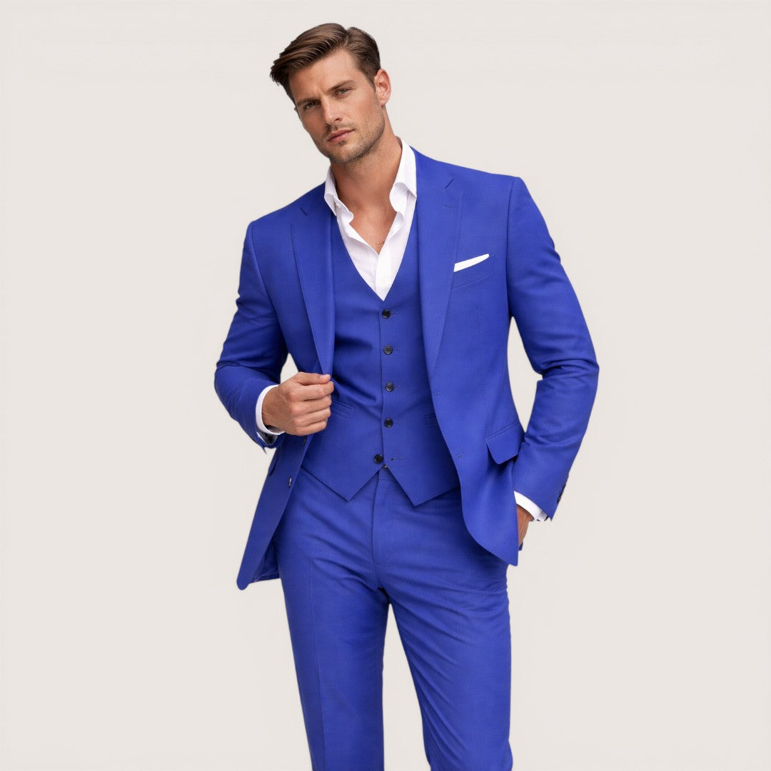 Lorenzo | Men’s Three-Piece Suit Set with Blazer and Waistcoat