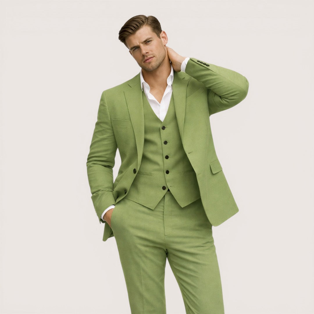 Lorenzo | Men’s Three-Piece Suit Set with Blazer and Waistcoat