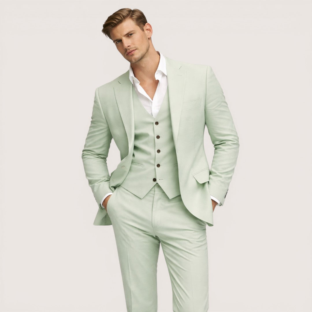 Lorenzo | Men’s Three-Piece Suit Set with Blazer and Waistcoat