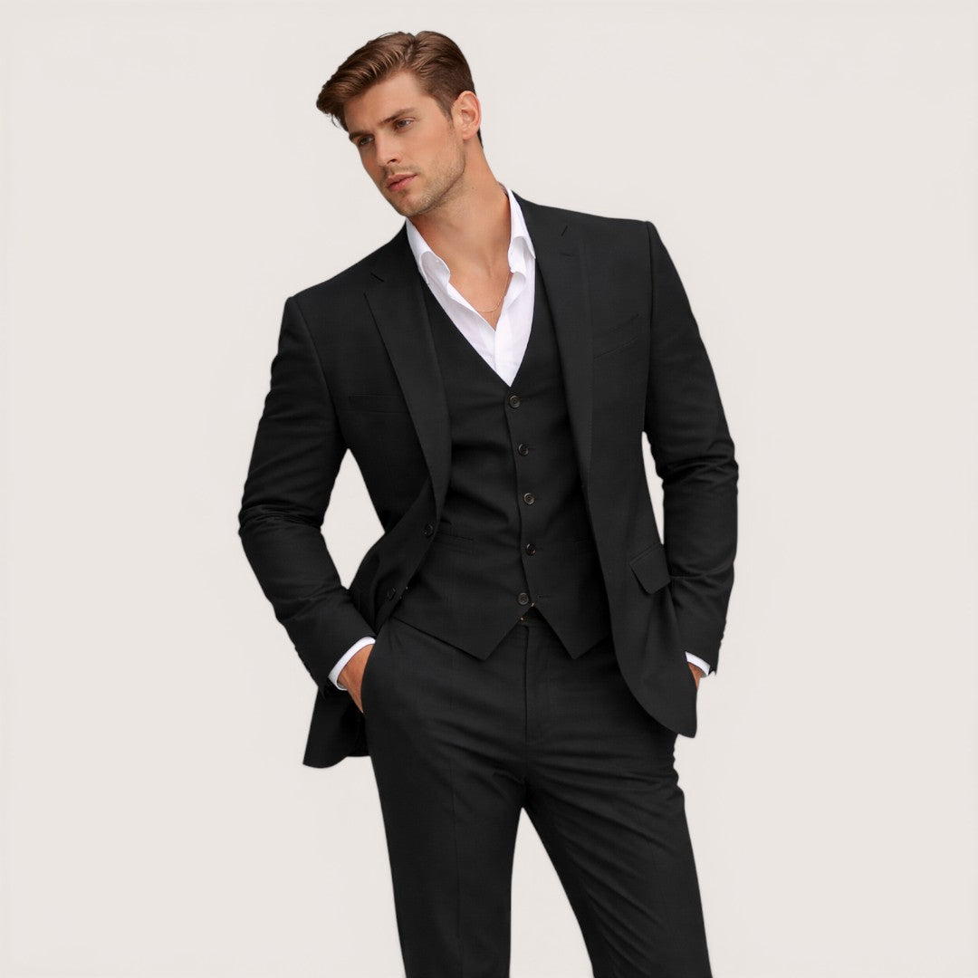 Lorenzo | Men’s Three-Piece Suit Set with Blazer and Waistcoat