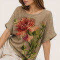Aria | Women’s Tie-Waist Button-Down Shirt with Long Sleeves