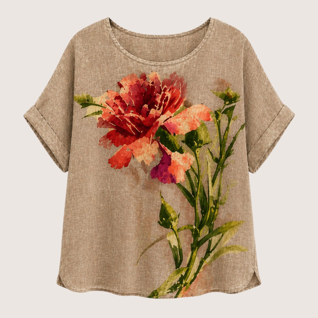 Aria | Women’s Tie-Waist Button-Down Shirt with Long Sleeves