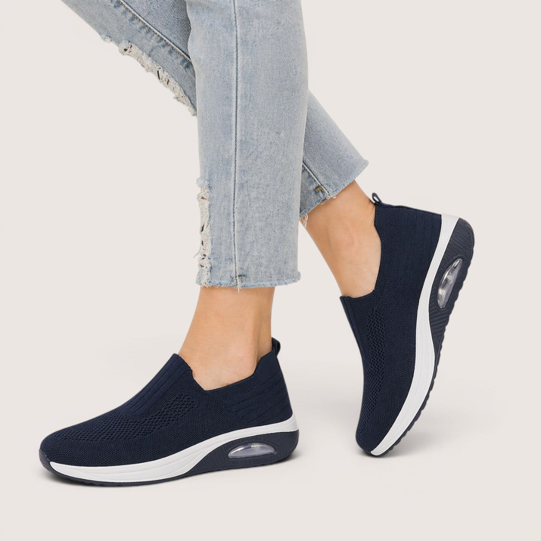Liora | Women’s Slip-On Knit Sneakers with Cushion Sole