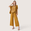 Zahra | Women’s Boho Print Top and Wide Leg Pants Set