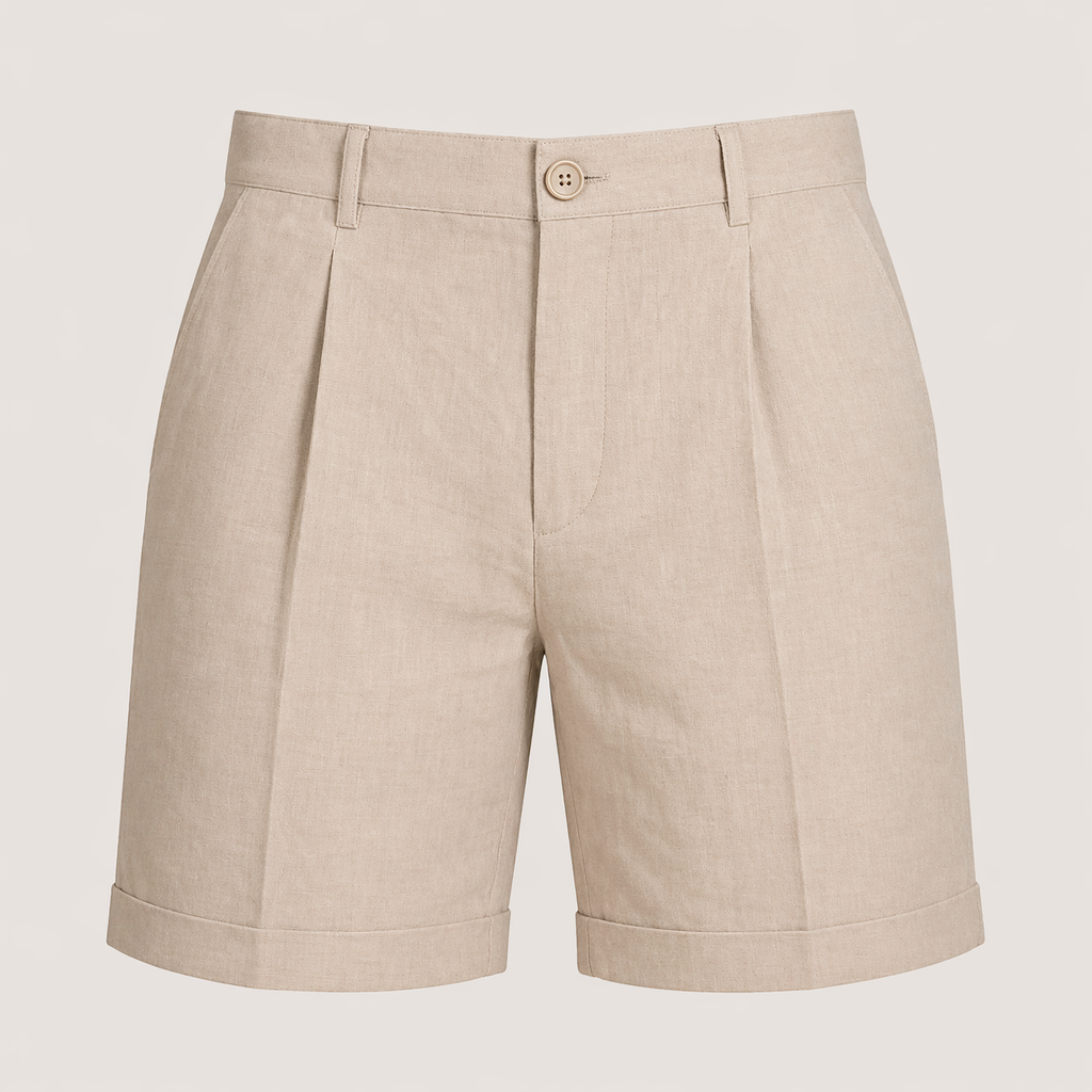 Arlen | Men’s Tailored Shorts with Pleated Front