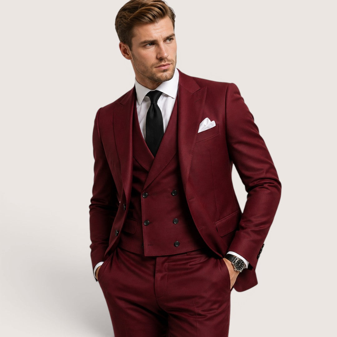 Valerio | Men’s 3-Piece Tailored Suit Set