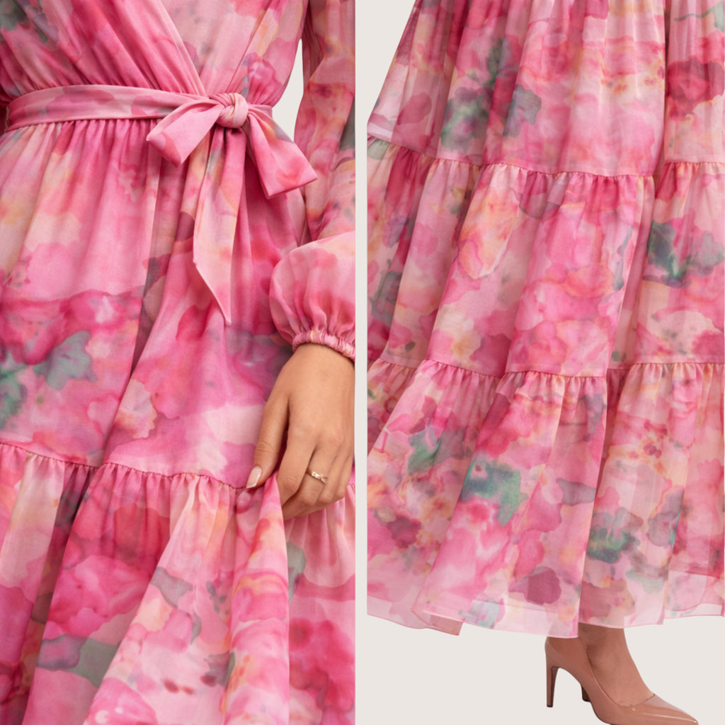 Alessia | Women’s Floral Wrap Maxi Dress