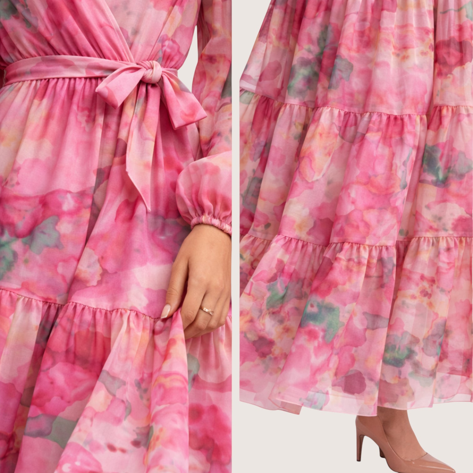 Alessia | Women’s Floral Wrap Maxi Dress