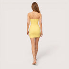 Solea | Women’s Strapless Bodycon Mini Dress with Cut-Out Detail