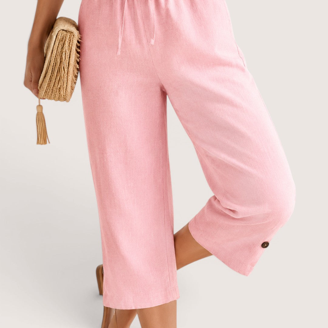 Lurelle | Women’s Relaxed Drawstring Capri Pants