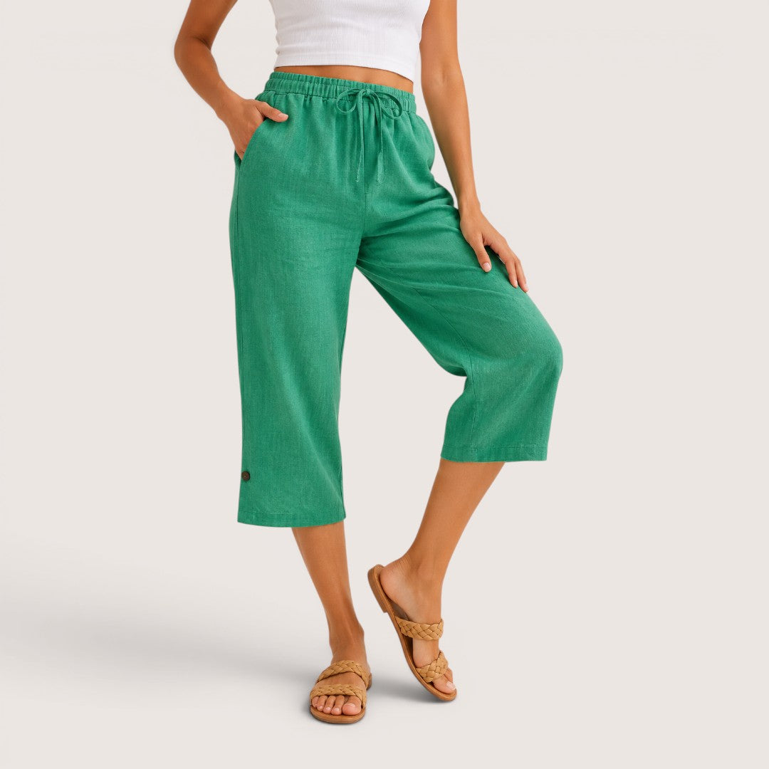 Lurelle | Women’s Relaxed Drawstring Capri Pants