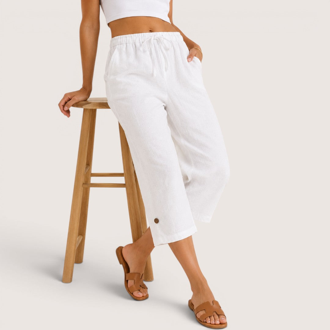Lurelle | Women’s Relaxed Drawstring Capri Pants