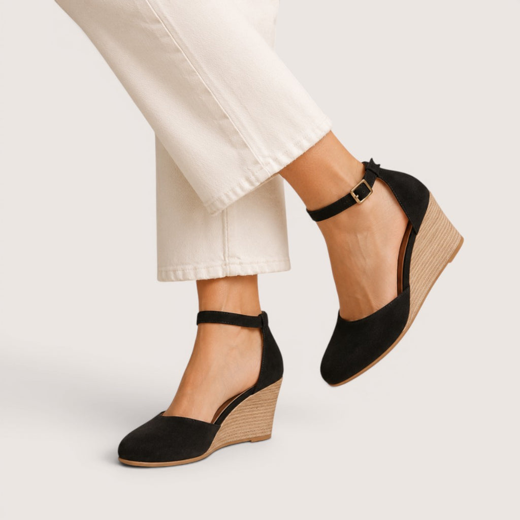Eloria | Women’s Ankle Strap Wedge Heels