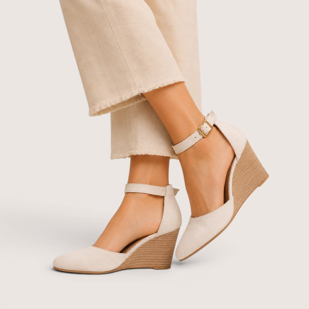 Eloria | Women’s Ankle Strap Wedge Heels
