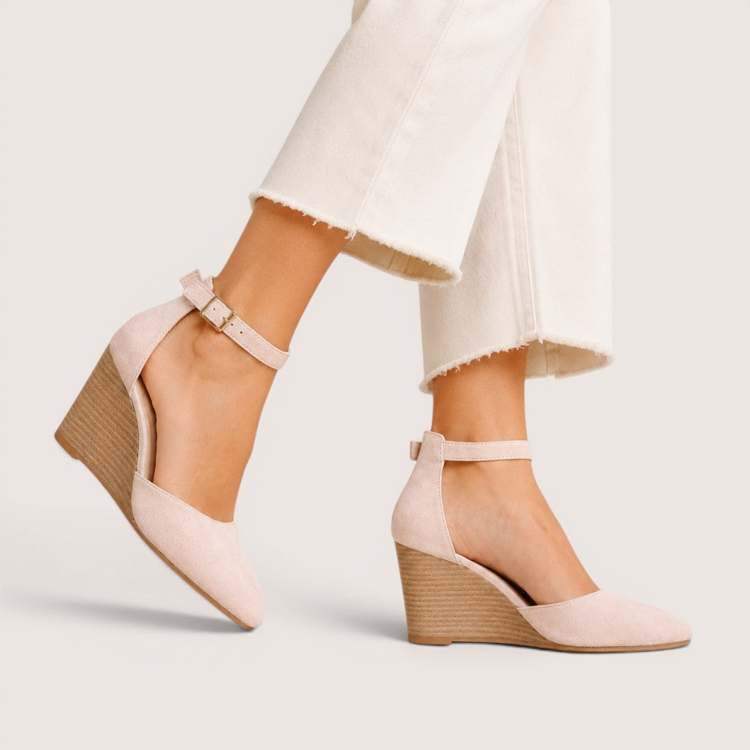 Eloria | Women’s Ankle Strap Wedge Heels