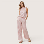 Naviera | Women’s Sleeveless Wide-Leg Jumpsuit Set