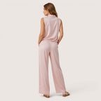 Naviera | Women’s Sleeveless Wide-Leg Jumpsuit Set