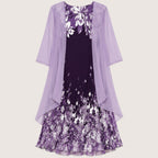 Serelise | Women’s Floral Layered Midi Dress
