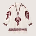 Seloria | Women’s Boho Printed Shirt Dress