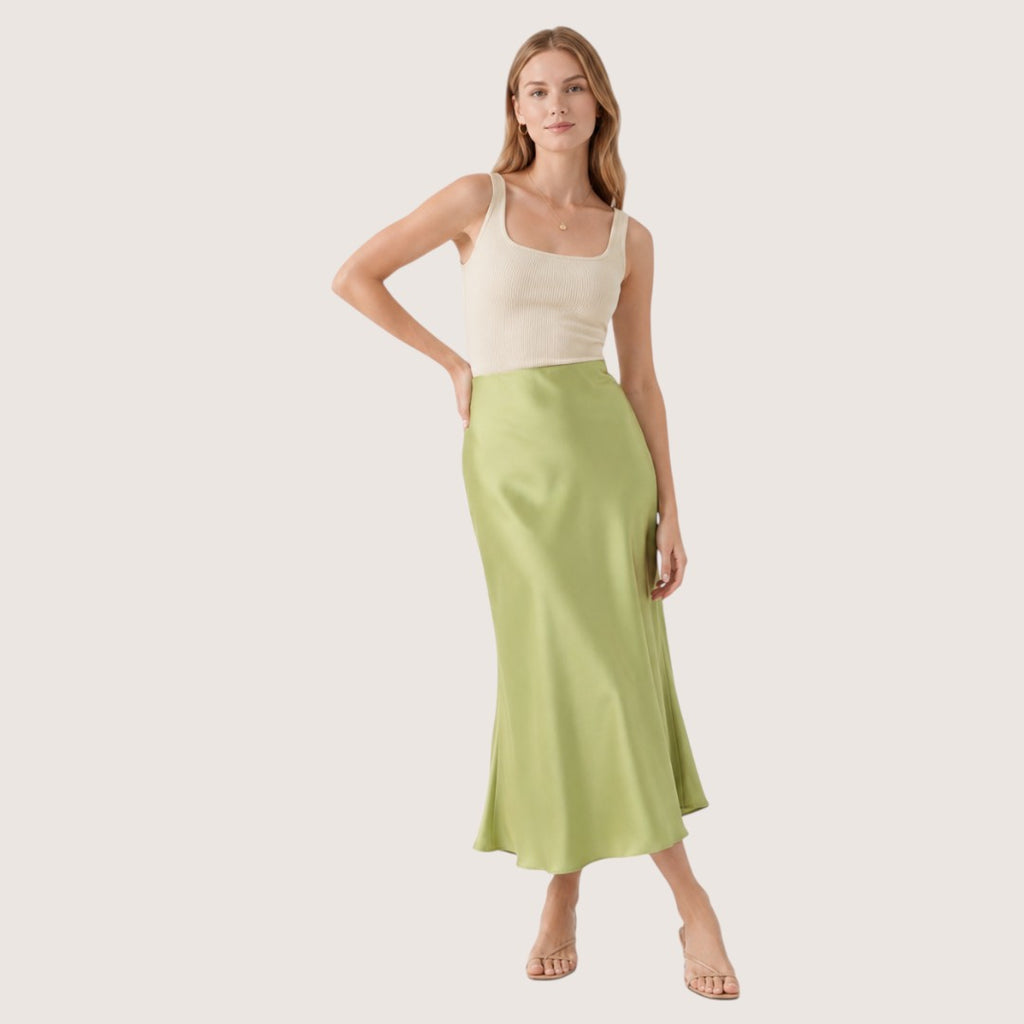 Velisse | Women’s Satin Maxi Skirt