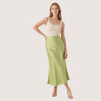Velisse | Women’s Satin Maxi Skirt