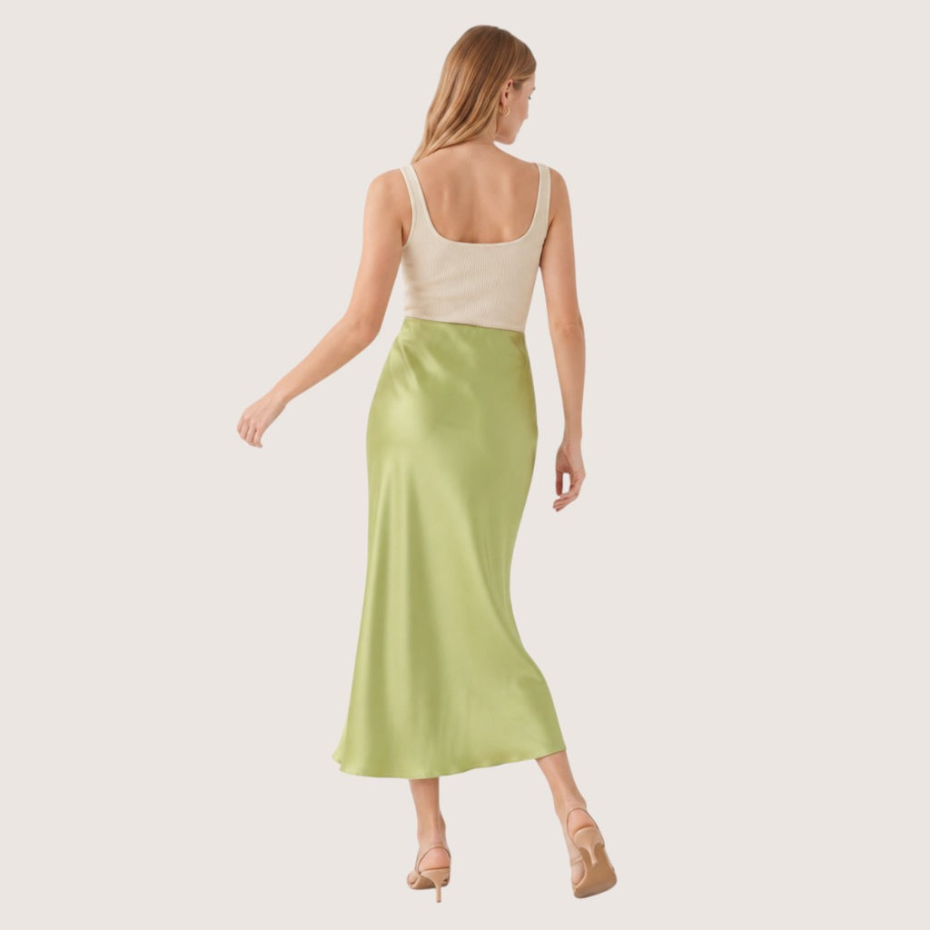 Velisse | Women’s Satin Maxi Skirt