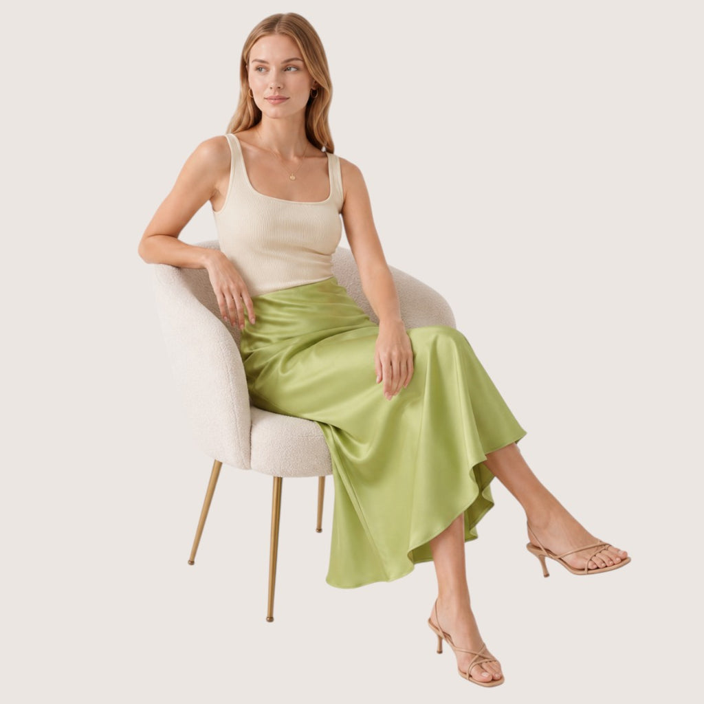 Velisse | Women’s Satin Maxi Skirt