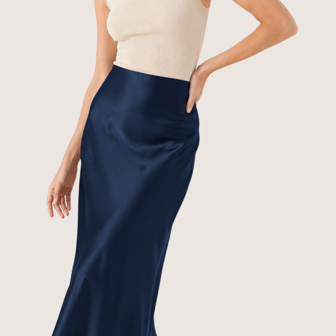Velisse | Women’s Satin Maxi Skirt